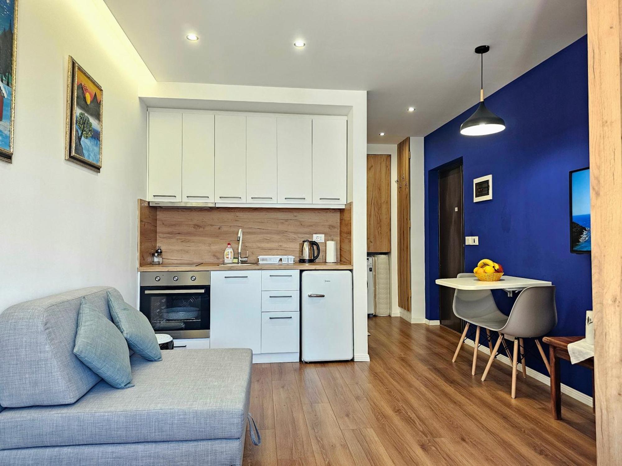 Appartamento Blue Studio, Modern & Beachfront - By Beta Premium *